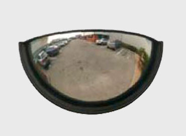 Half Round Safety Mirror