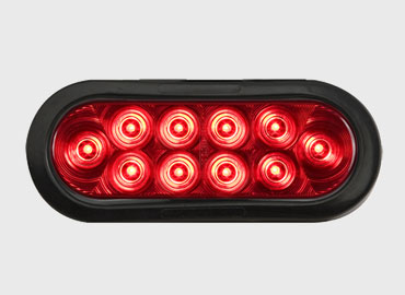 6″ Oval Red Stop/Turn/Tail Light